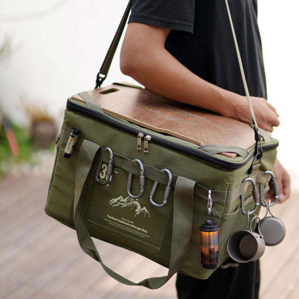 Camping Cooking Organizer - 36L Tactics Picknicktasche, wasserdichter Reise-Organizer, Thermopackung