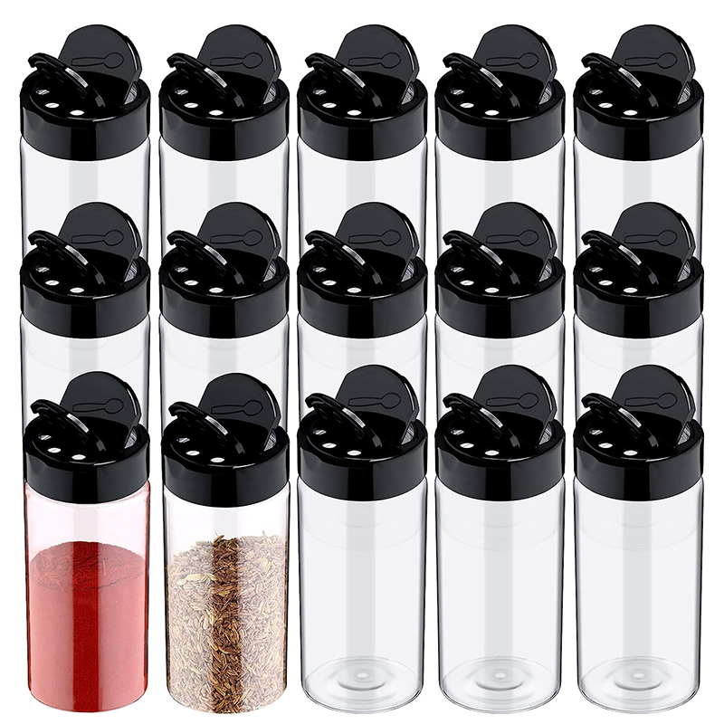 Camping Cooking Container - LMETJMA Gewürzglas aus durchsichtigem Kunststoff mit