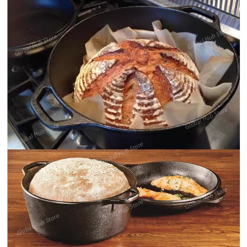 2-in-1-Dutch-Ofen aus Gusseise – Camp Dutch Oven Cast Bewertung und Preis